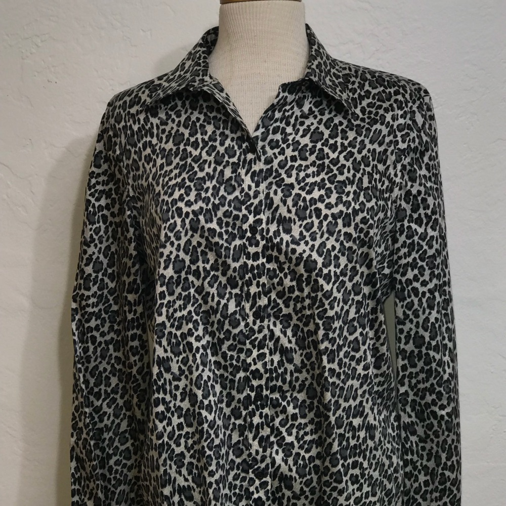 RALPH LAUREN Size: L 100% Cotton Front Button Top